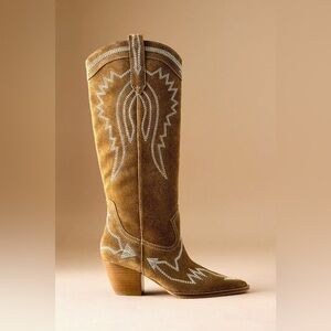 Matisse x Anthropologie Loretta Pull-On Western Boots